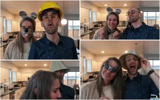 Sample photo from the “Memory Shack” DIY photobooth